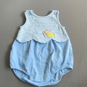 Florence Eiseman 3-6 month bubble blue duck